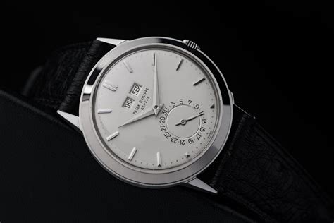 patek philippe 3448 senza luna in white gold|Patek Philippe reference.